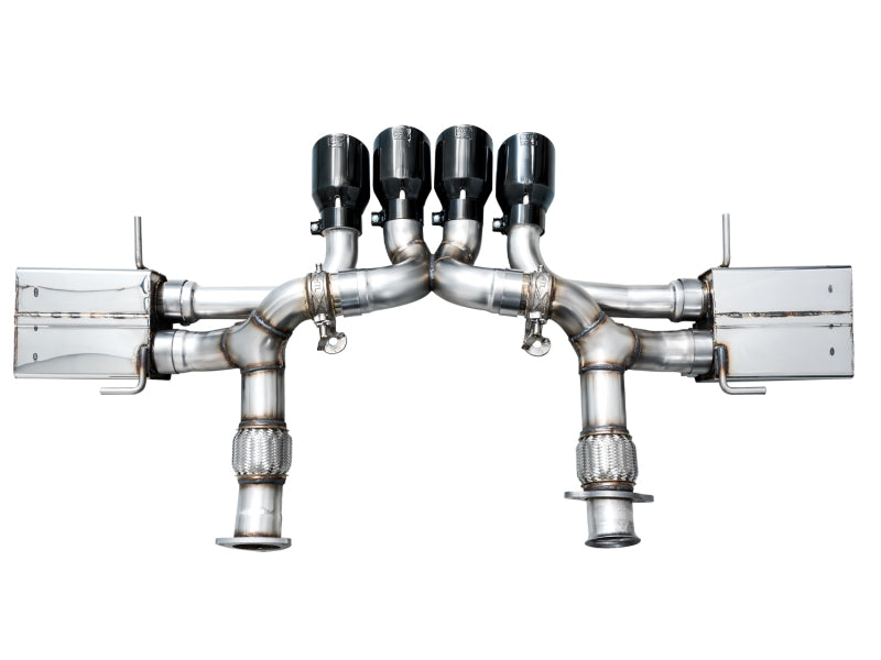 AWE Tuning 2023 C8 Corvette Z06 SwitchPath Cat-Back Exhaust - Diamond Black Tips (view 17)