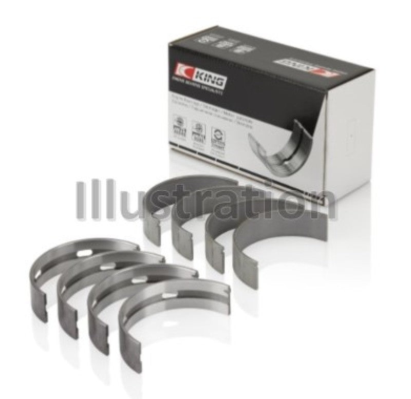 King Nissan VQ20DE, VQ25DD, VQ30DE/DD/DET, VQ35DE (Size Standard) Crankshaft Main Bearing (Set of 4) Main image