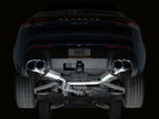AWE Tuning 2022+ Porsche Macan 2.9TT Touring Edition Cat-Back Exhaust w/ Chrome Silver Tips (view 3)