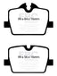 EBC 2019+ BMW Z4 G29 2.0T Bluestuff Rear Brake Pads