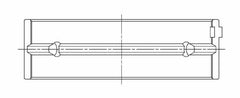 ACL BMW M20/M50/M52/M54  - 1919CC 80.0mm Bore 66.0mm Stroke Standard Size Main Bearing Set