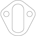 Cometic Ford Flathead V8 8BA/8CM.031in Fiber Fuel Pump Mount Gasket - 1948-1953