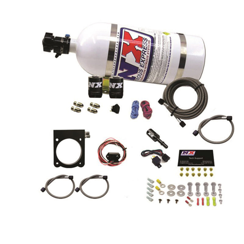 Nitrous Express Dodge 3.6L V6 Nitrous Plate Kit (50-200HP) w/10lb Bottle Main image