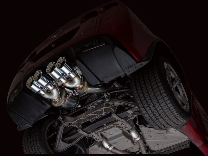 AWE Tuning 09-13 Chevrolet Corvette 6.2L Touring Edition Axle-Back Exhaust w/ Chrome Silver Tips (view 3)