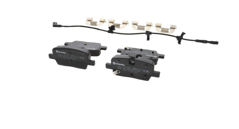 Brembo OE 21-24 Buick Enclave/20-21 Cadillac CT4/CT5 PRIME Low-Met Brake Pad - Rear (view 3)