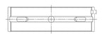 ACL GTR Standard Sized High Performance Main Bearing Set (Version 3 Block) (view 3)