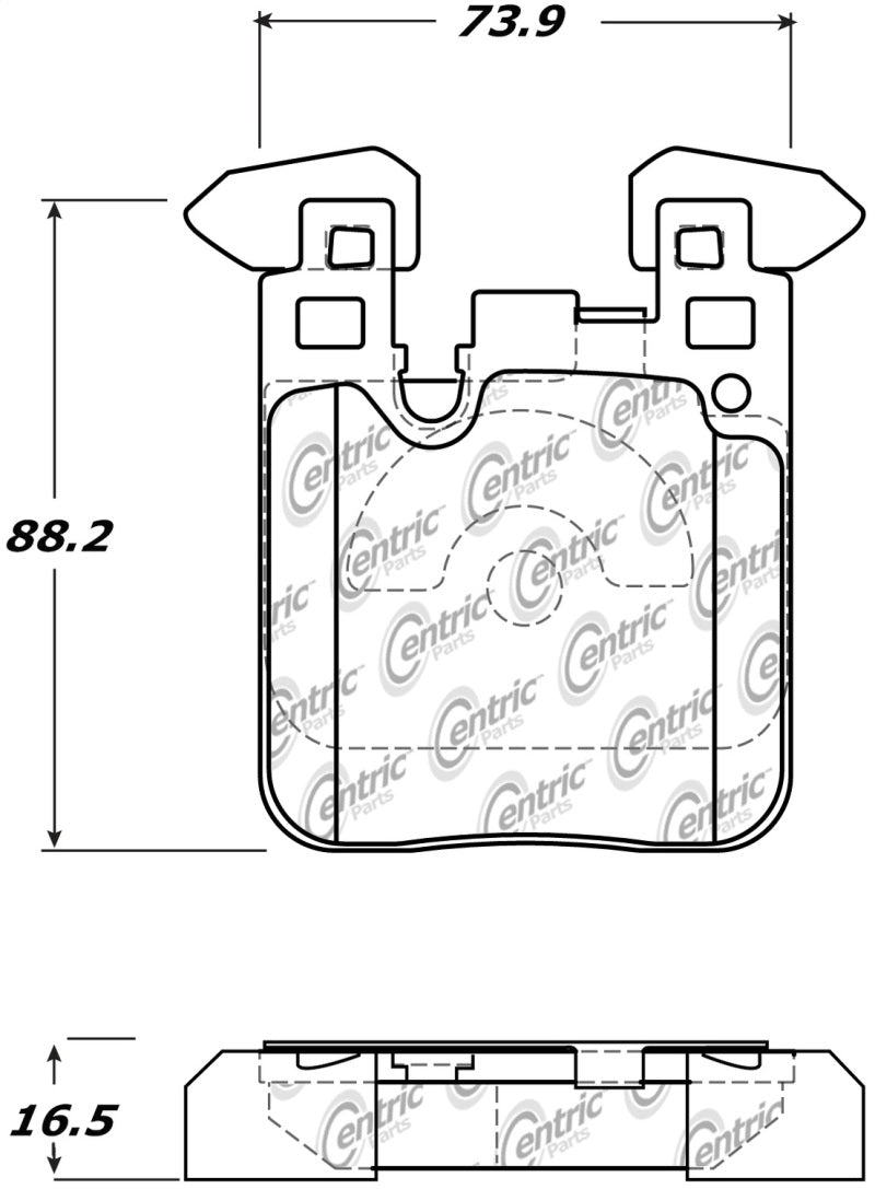 StopTech Street Performance Brake Pads BMW F22 M235i/F30 335i/F32 435i - Rear Main image