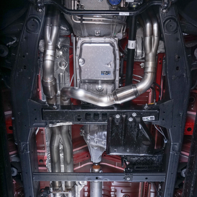 Stainless Works 2019+ Chevrolet Silverado 5.3/6.2 Catted Headers 1-7/8in Primaries 3in Leads X-Pipe Secondary image