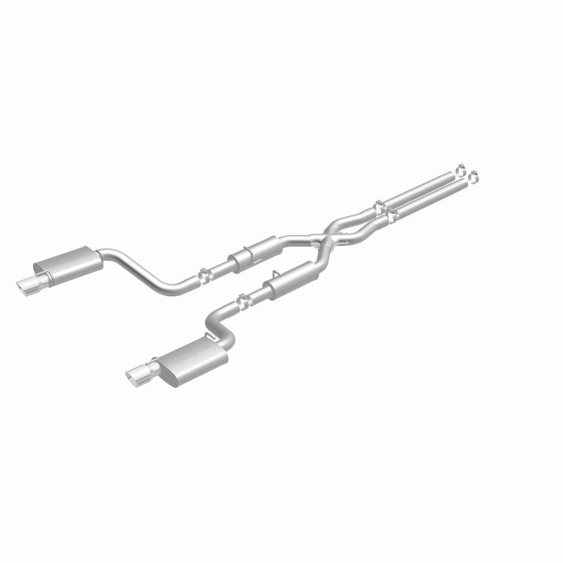 MagnaFlow 11-12 Dodge Charger SRT-8 Hemi Dual Split Rear Exit Stainless Cat-Back Performance Exhaust (view 12)