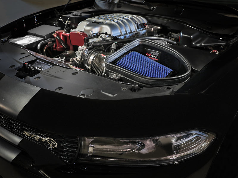 aFe Dodge Charger SRT Hellcat Redeye 21-23 V8-6.2L Track Series Stage-2 Carbon Fiber Intake Pro 5R (view 2)
