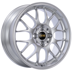 BBS RG-R 18x9.5 5x120 ET33 Diamond Silver Wheel - 82mm PFS Required