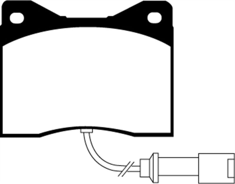 EBC 78-82 BMW M1 3.5 Yellowstuff Front Brake Pads Main image