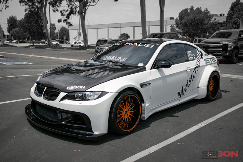 Seibon 07-10 BMW M3 Series 2Dr (E92) GTR-Style Carbon Fiber hood Main image