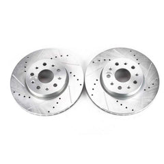 Power Stop 16-19 Cadillac CT6 Front Evolution Drilled & Slotted Rotors - Pair