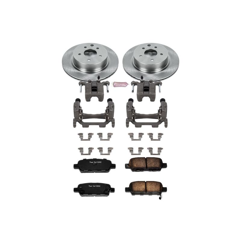 Power Stop 11-12 Infiniti G25 Rear Autospecialty Brake Kit w/Calipers Main image