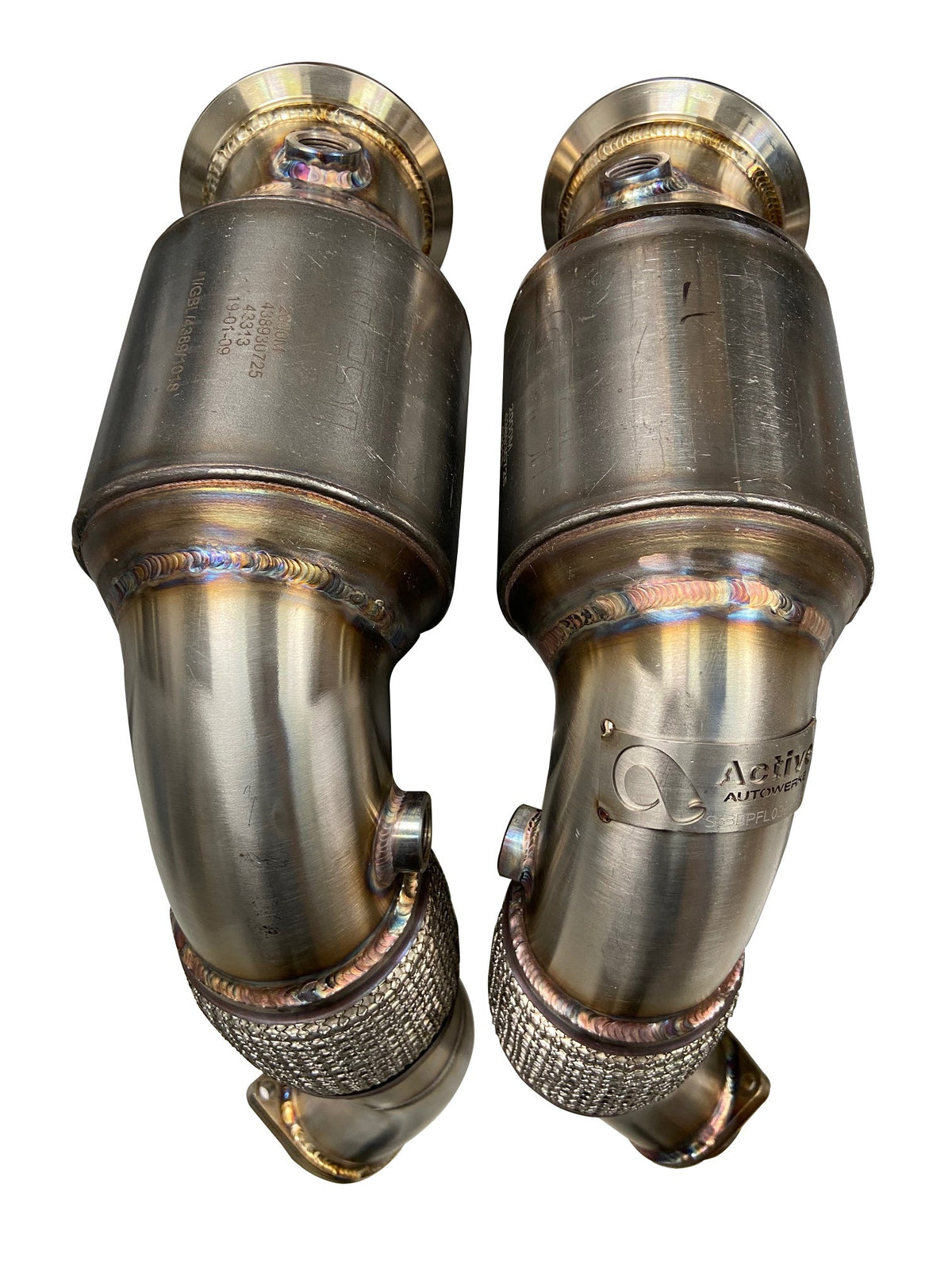 Active Autowerke S63 N63 GESI Catted Downpipes | V8 BMW X5 M and X6 M X5 X6 550i 650i