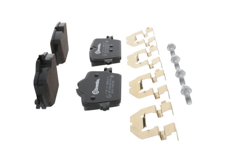 Brembo OE 2022 BMW i4/19-22 Z4/20-22 Toyota GR Supra PRIME Low-Met Brake Pad - Rear (view 4)