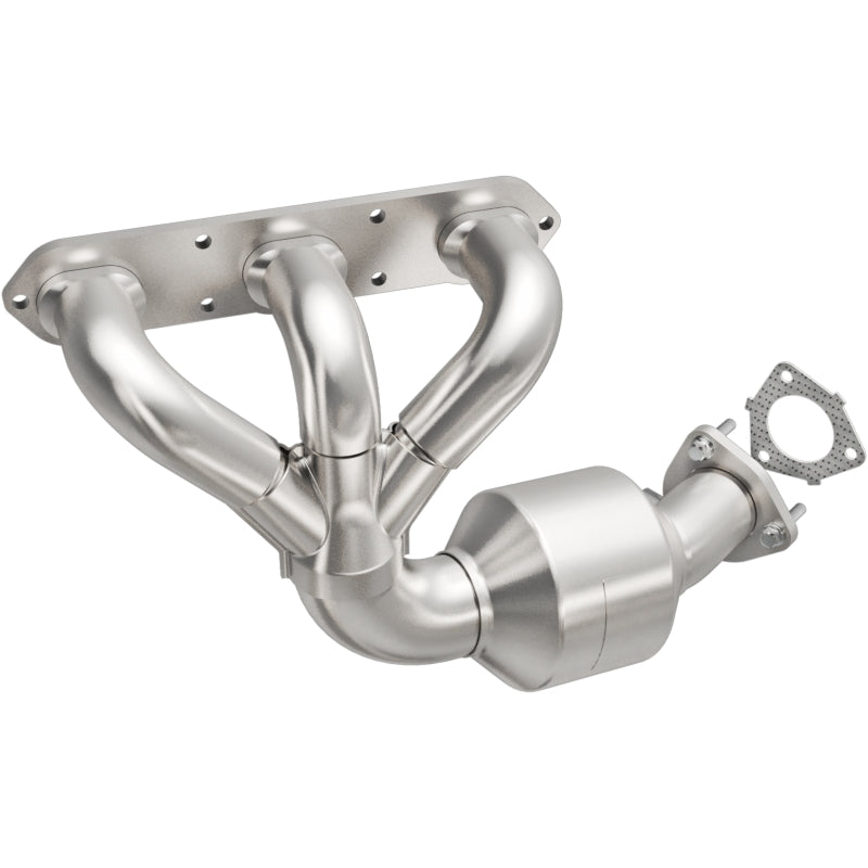 MagnaFlow Conv 06-08 Porsche Cayman DF SS OEM Grade Passenger Side Catalytic Converter w/Header Main image