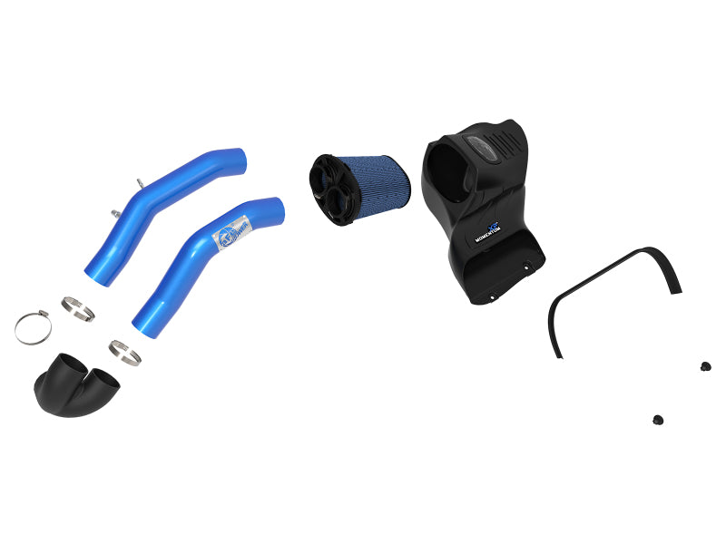 aFe Momentum XP Cold Air Intake System w/ Pro 5R Media Blue 15-19 Ford F-150 V8-5.0L (view 3)