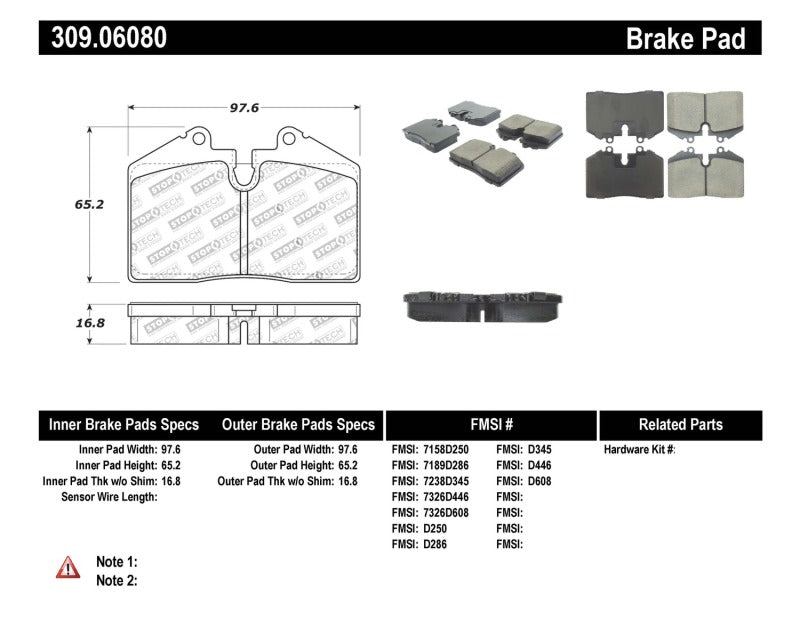 StopTech Performance Pad (view 5)