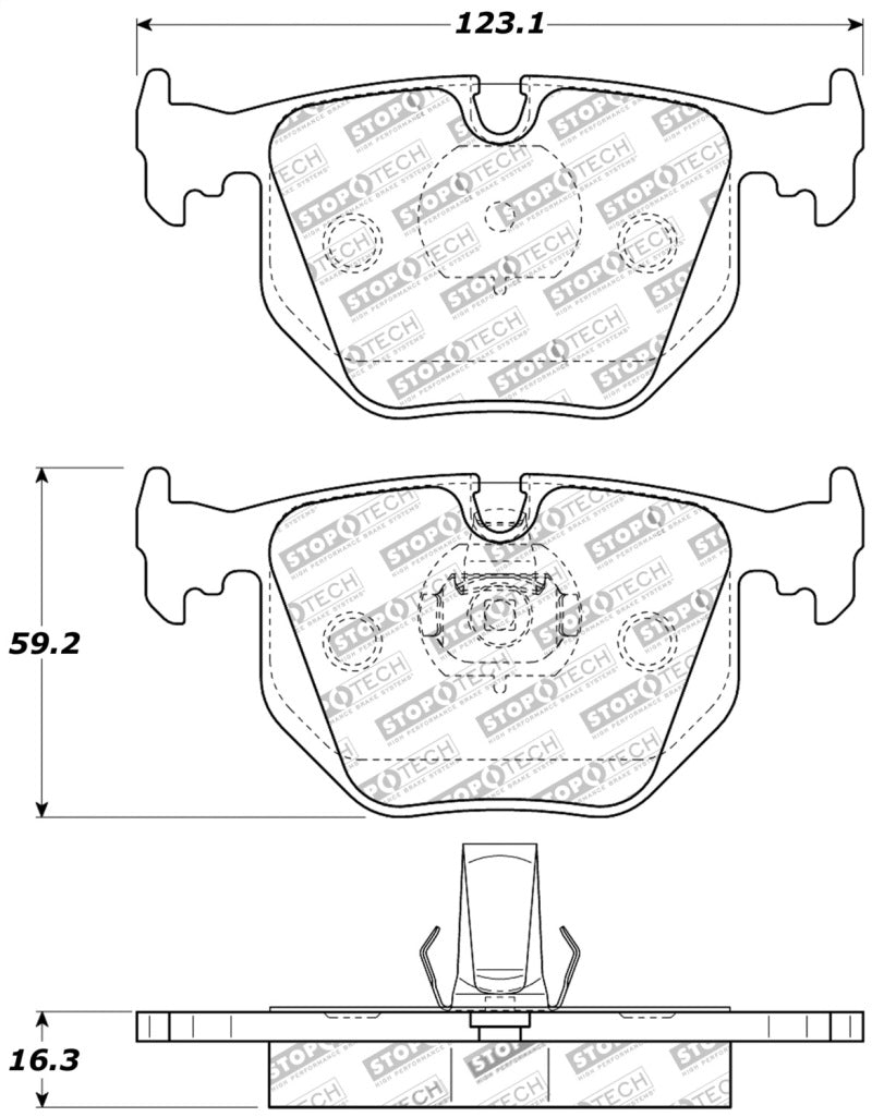 StopTech Performance 01-07 BMW M3 E46 / 00-04 M5 / 04-09 X3 / 00-06 X5 / 1/06-09 Z4 / 9/00-07 330 / Main image