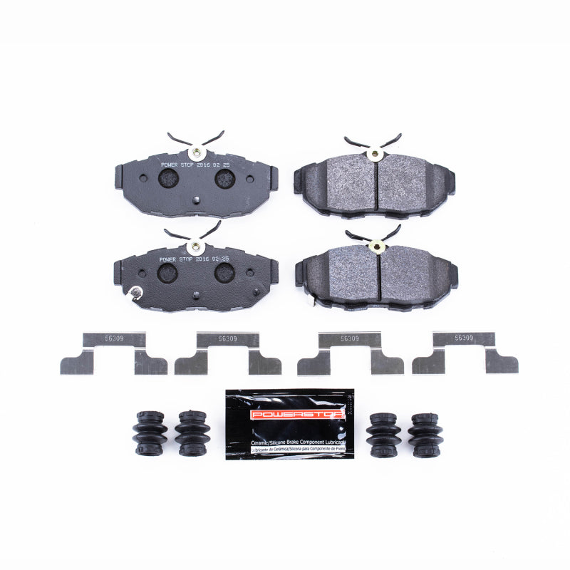 Power Stop 11-14 Ford Mustang Rear Track Day Brake Pads Main image