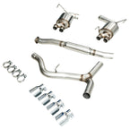 AWE Tuning 2015+ Subaru WRX VA Sedan Touring Edition Exhaust - Chrome Silver Tips (102mm) (view 5)