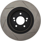 StopTech Power Slot 01-07 BMW M3 (E46) / 00-04 BMW M5 (E39) Rear Right Slotted Rotor (view 4)