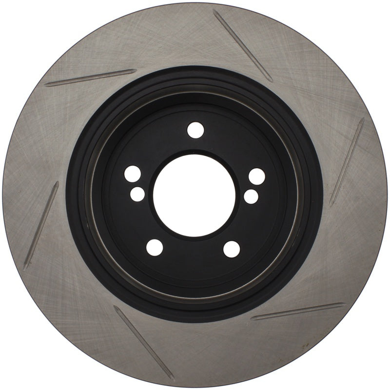 StopTech Power Slot 01-07 BMW M3 (E46) / 00-04 BMW M5 (E39) Rear Right Slotted Rotor (view 4)