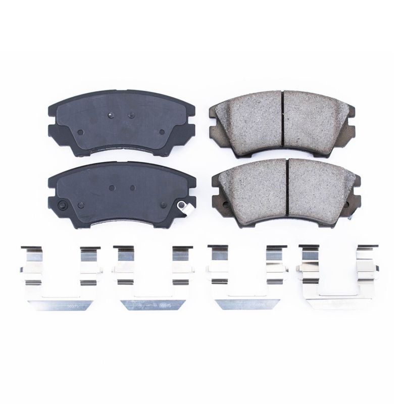 Power Stop 2017 Buick Regal Front Z17 Evolution Ceramic Brake Pads w/Hardware Main image
