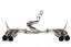 Invidia 2015+ Subaru WRX / STI Gemini/R400 Single Layer Quad Titanium Tip Cat-Back Exhaust