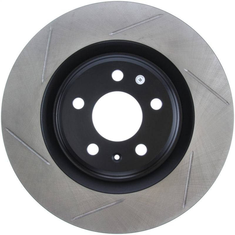 StopTech Power Slot 12-13 Audi A6 Quattro/11-12 A7 Quattro / 10-13 S4 Rear Right Slotted Rotor Main image