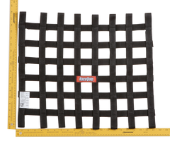 RaceQuip Black 18 X 21 SFI Ribbon Net