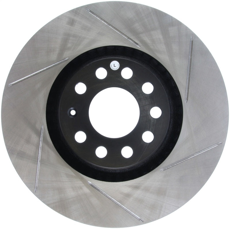 StopTech Power Slot 01-06 Audi Allroad / 05-09 A4 / 6/99-04 A6 / 99-02 S4 Left Front Slotted Rotor Main image