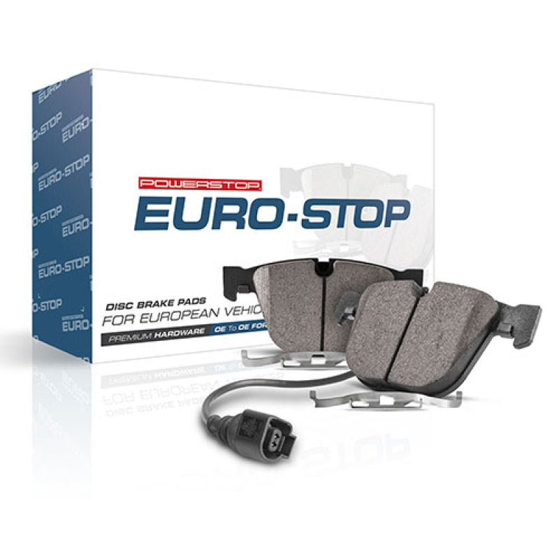Power Stop 10-12 Porsche Cayman Euro-Stop ECE-R90 Rear Brake Pads Main image