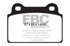 EBC 08-16 Mitsubishi Lancer Evo 10 2.0 Turbo (1 piece rotor) Bluestuff Rear Brake Pads