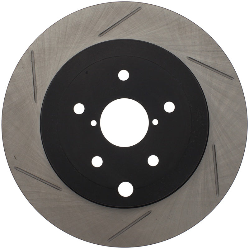 StopTech Power Slot 08-10 Subaru Impreza STi Rear Right Slotted Rotor Main image