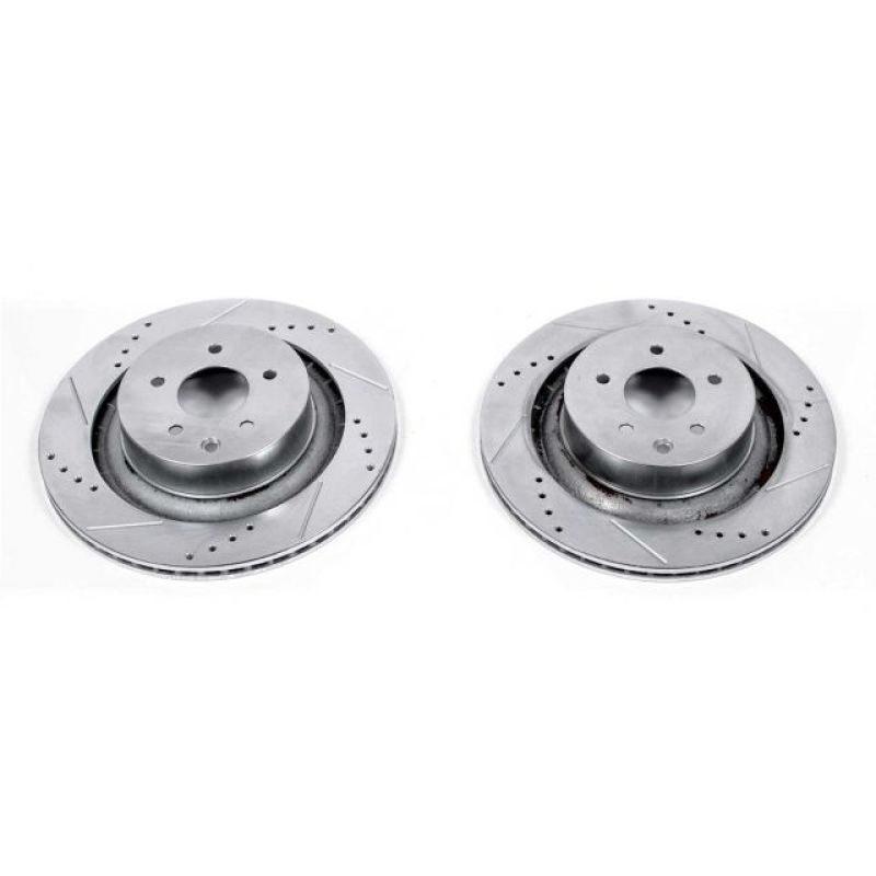 Power Stop 08-13 Infiniti G37 Rear Evolution Drilled & Slotted Rotors - Pair Main image