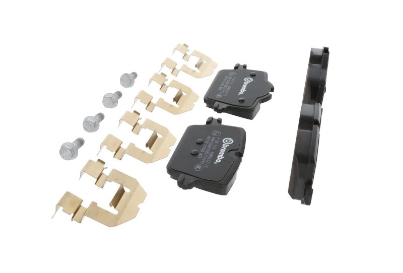 Brembo OE 2022 BMW i4/19-22 Z4/20-22 Toyota GR Supra PRIME Low-Met Brake Pad - Rear (view 5)