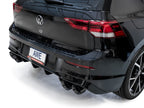 AWE Tuning MK8 Volkswagen Golf R 3in Touring Edition Quad Exhaust - Diamond Black Tips (view 2)
