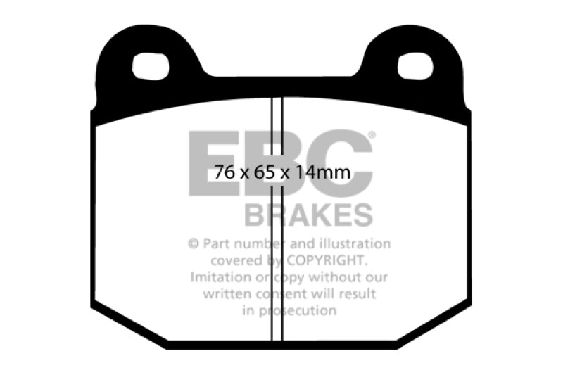 EBC 03-04 Infiniti G35 3.5 (Manual) (Brembo) Bluestuff Rear Brake Pads Main image