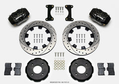 Wilwood Forged Dynalite Front Hat Kit 12.19in Drilled 2002 Mitsubishi Lancer