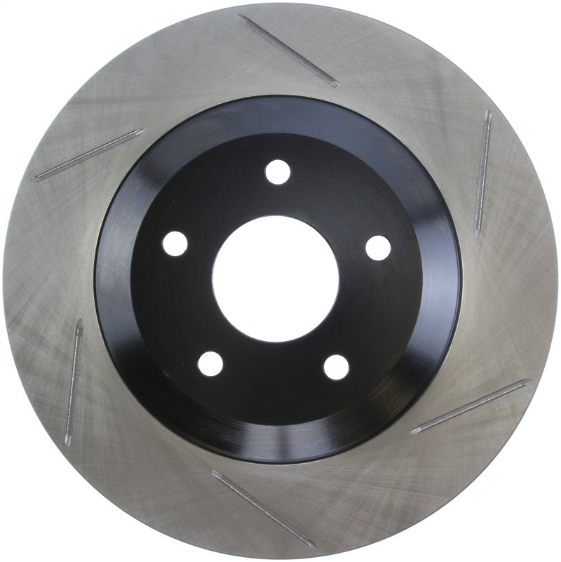 StopTech Power Slot 97-04 Chevy Corvette / 04 & 08 Cadillac XLR/XLR-V Front Left Slotted Rotor Main image