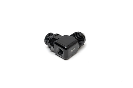 AN-10 Male - ORB-08 Male Swivel 90&deg Billet Fitting with NPT 1/8 port Secondary image