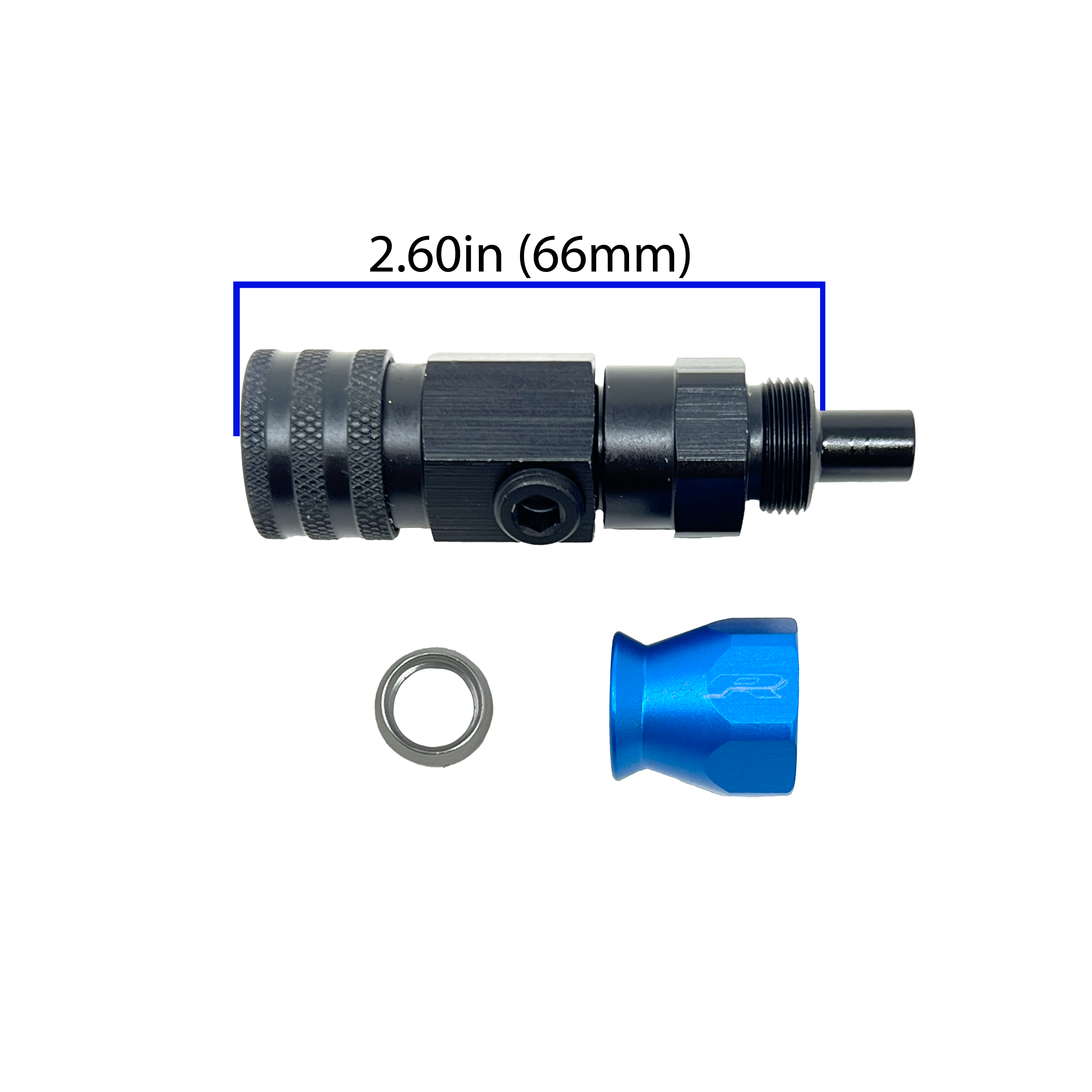 PTFE AN6 to 3/8" Female Swivel QC with 1/8" NPT Port Secondary image