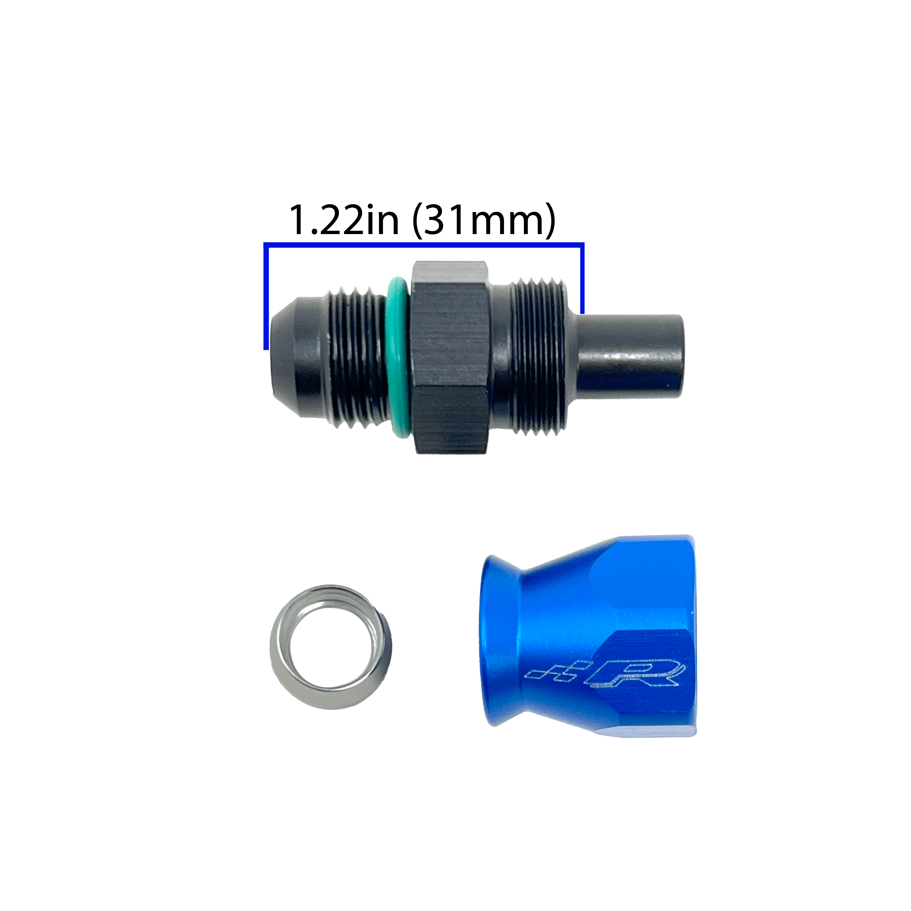 PTFE AN6 Fitting to Male AN6 Flare Secondary image