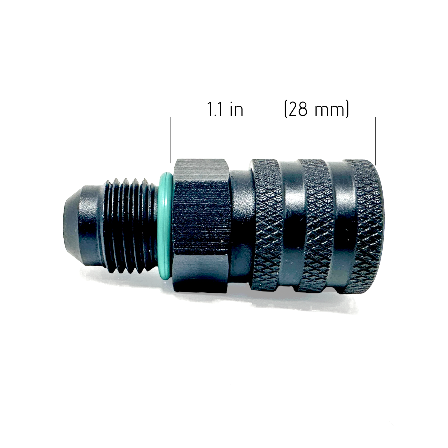 AN6 Male Flare/ORB to 5/16" (7.89mm) Female Quick Connect Secondary image