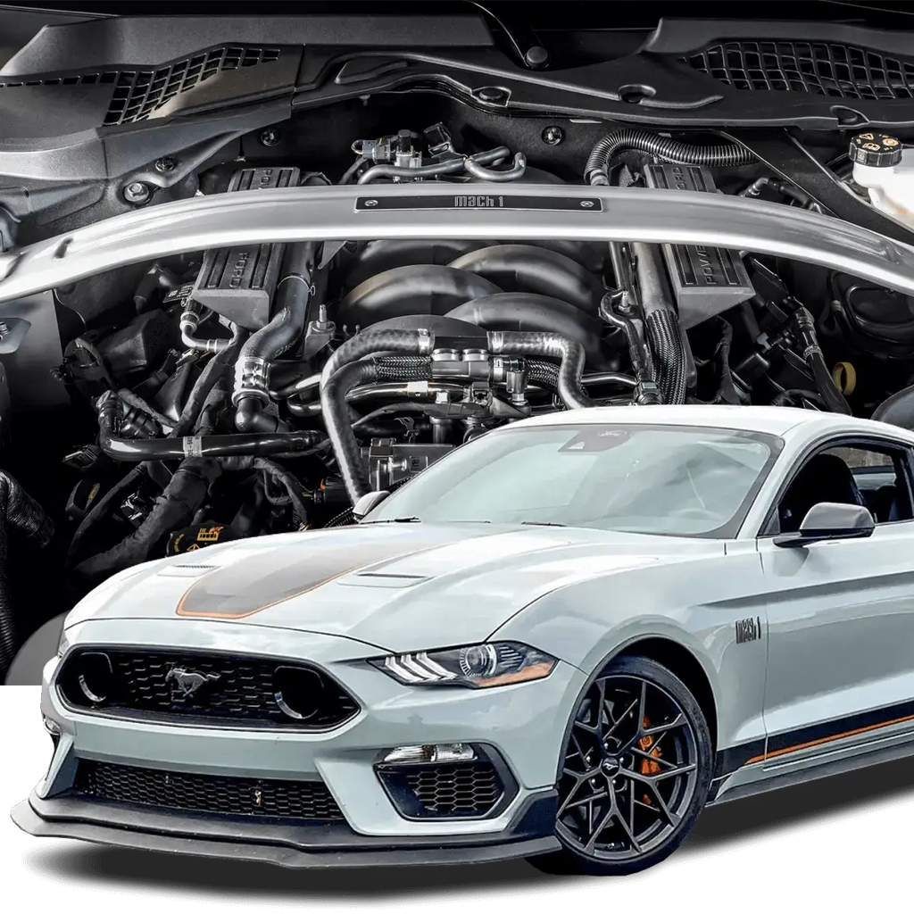 Hellion 2021-2023 Mustang Mach 1 Eliminator Top Mount Twin Turbo System