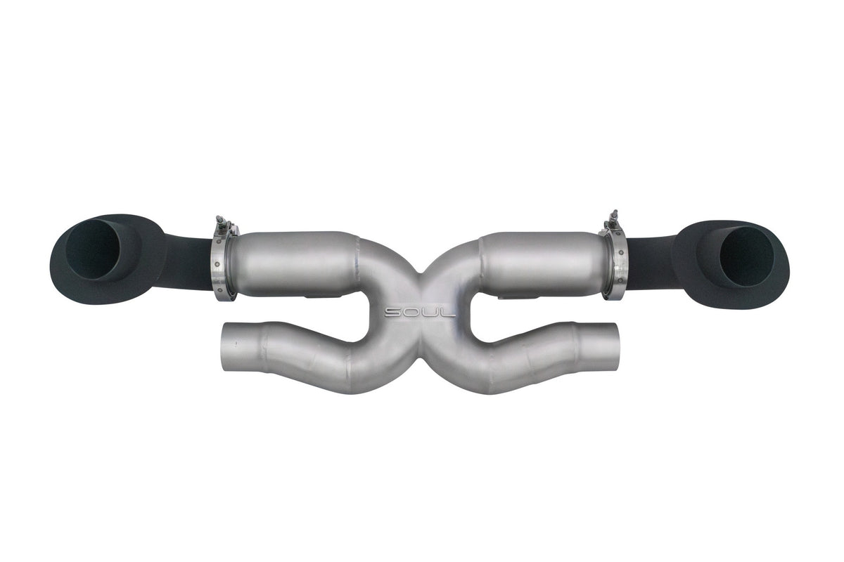 Porsche 992.2 Carrera (Base / T / S) SOUL X-Pipe Exhaust System Main image