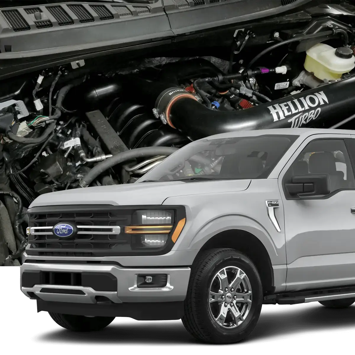 Hellion 2021+ Ford F-150 5.0L “Next Generation” Street Sleeper® Twin Turbo System Main image